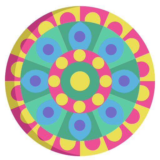 Coloriage ornemental méditation mandala