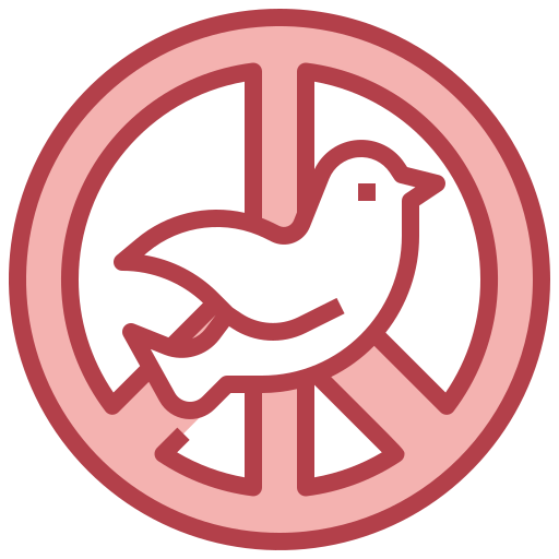 Coloriage pacifisme symbole de la paix des cultures