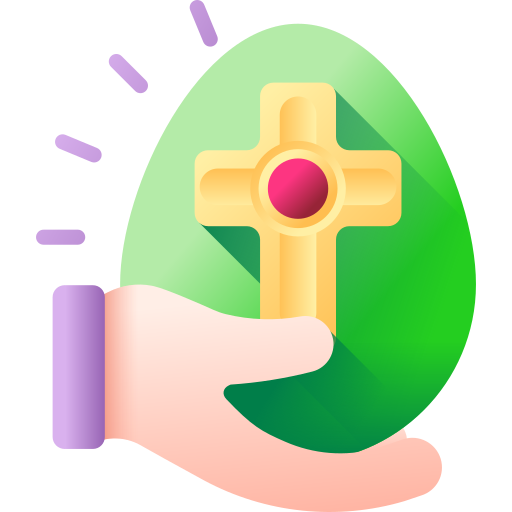 Coloriage pâques œuf de pâques religion