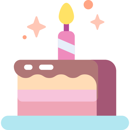 Coloriage pâtisserie dessert gâteau d'anniversaire
