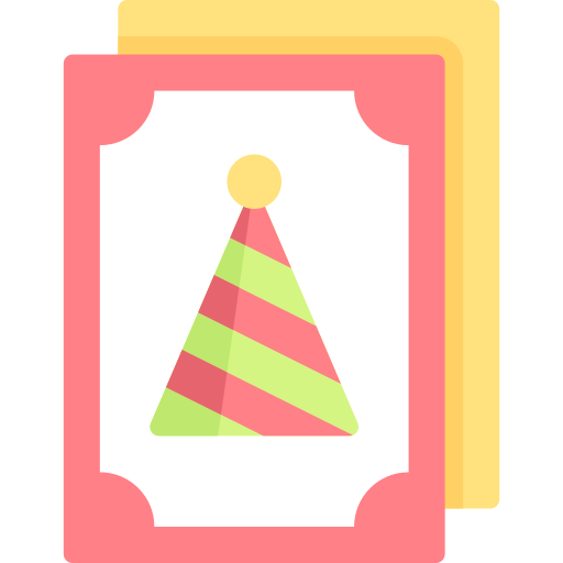 Coloriage petit gâteau carte de voeux invitation d'anniversaire