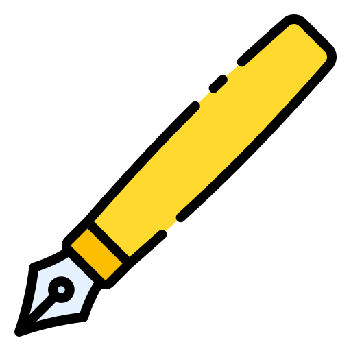 Coloriage stylo plume outils d'écriture stylo à encre