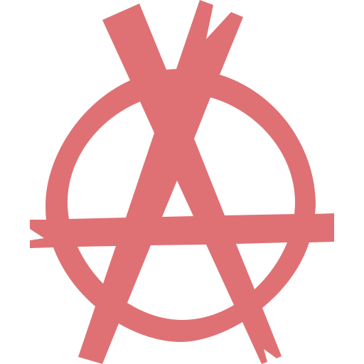 Coloriage symbole d'anarchie formes et symboles des cultures