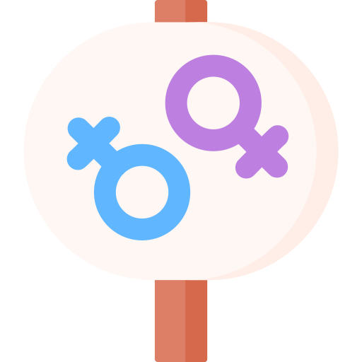 Coloriage symbole de genre femelle le genre