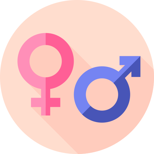 Coloriage symbole de sexe mâle et femelle symboles de genre