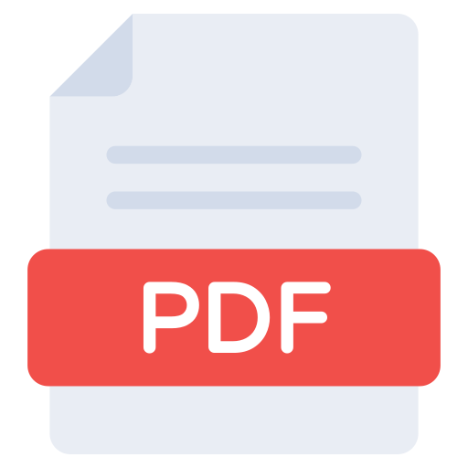 Coloriage symbole document pdf format de fichier pdf