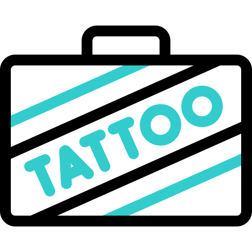 Coloriage tatouage studio de tatouage brosse