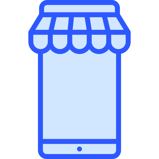 Coloriage téléphone portable magasin en ligne shopping en ligne
