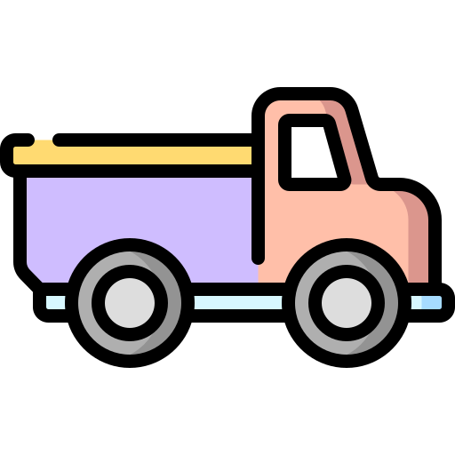 Coloriage un camion transport jouet
